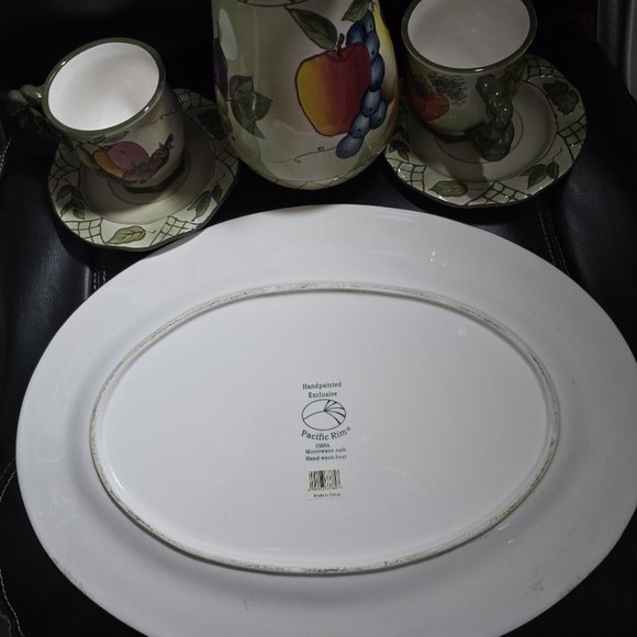 Pacific Rim China Fruit & Vegetable Pattern - Picture 3 of 3